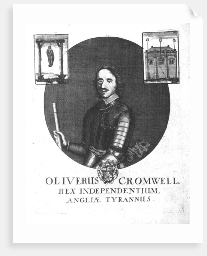 Oliver Cromwell, King of Independence, Tyrant of England by English School