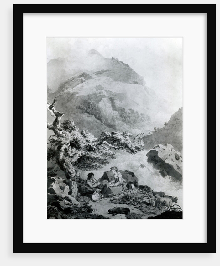 Illustration to Jean-Jacques Rousseau's 'Nouvelle Héloise' 1786 by Francis Wheatley