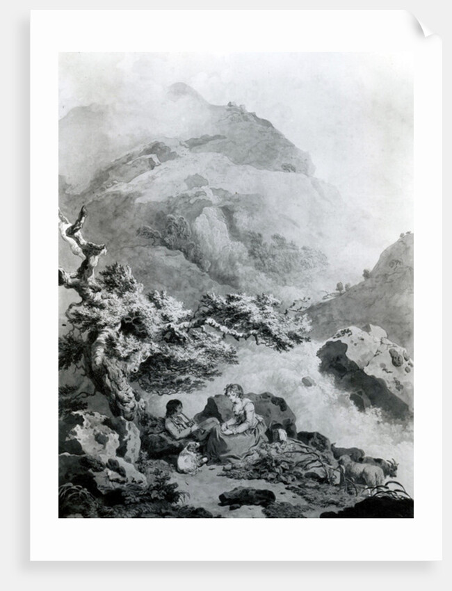 Illustration to Jean-Jacques Rousseau's 'Nouvelle Héloise' 1786 by Francis Wheatley