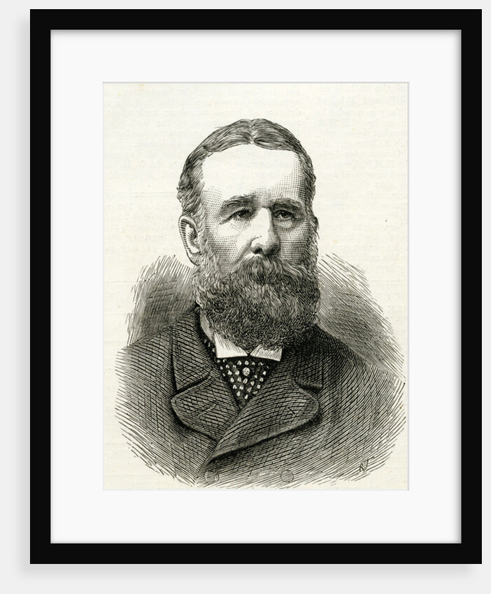 Sir Oswald Walters Brierly from the 'Illustrated London News' by English School