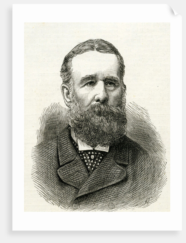 Sir Oswald Walters Brierly from the 'Illustrated London News' by English School