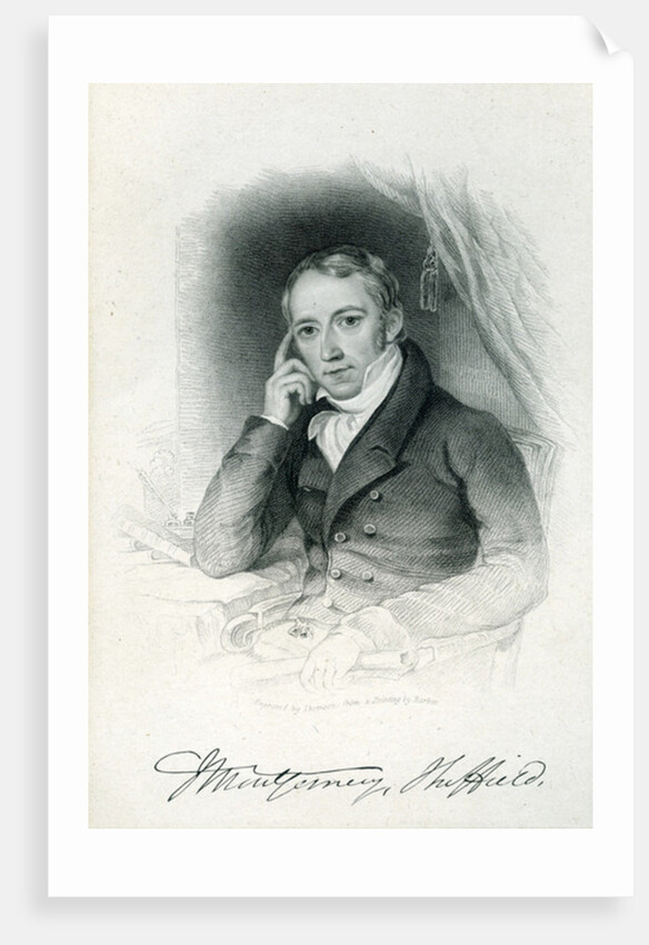 Portrait of James Montgomery, c.1820 by Thomas Barber