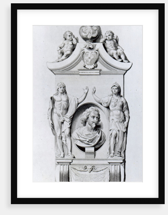 The monument of Sir Robert Ayton, 1798 by English School