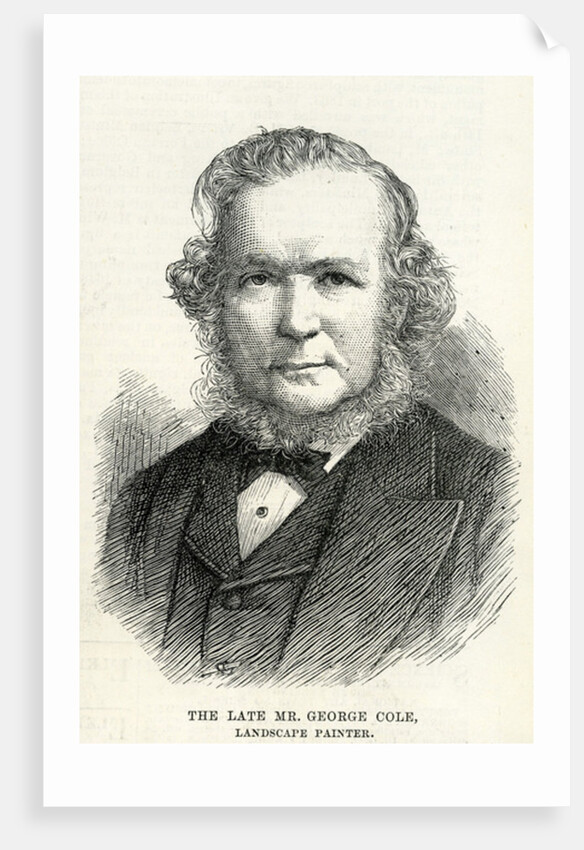 George Cole from 'The Illustrated London News' 29th September, 1883 by English School