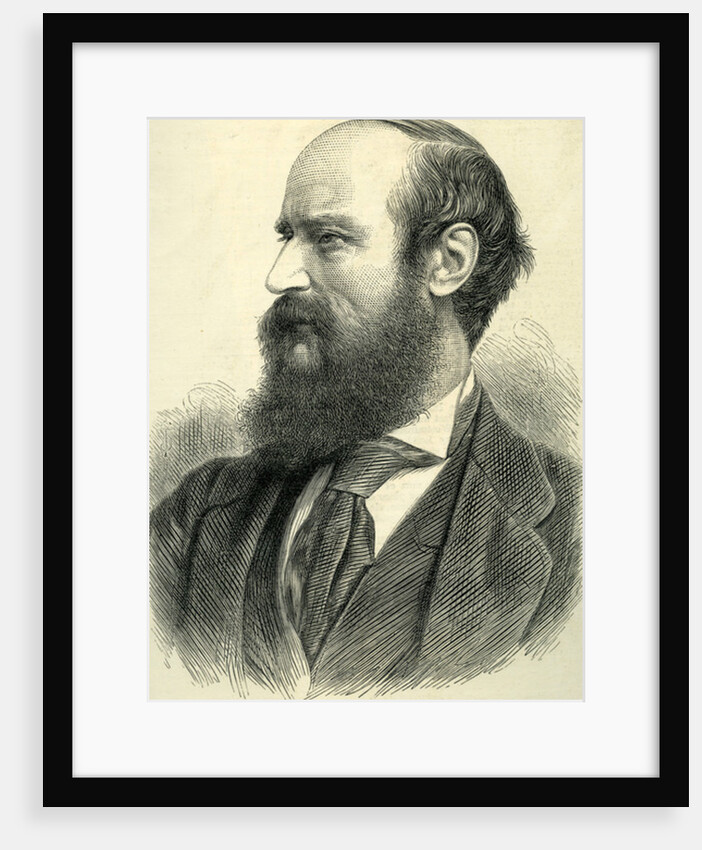 Portrait of John Bagnold Burgess, 1877 by English School