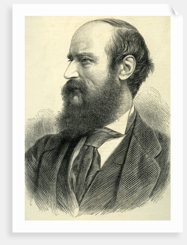 Portrait of John Bagnold Burgess, 1877 by English School