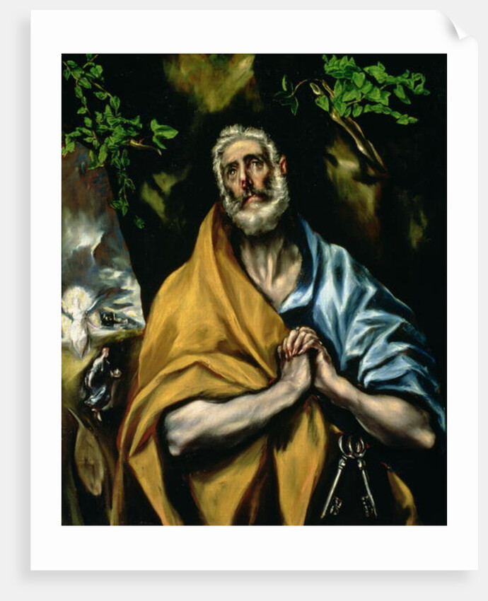 The Tears of St Peter, c.1605 by El Greco