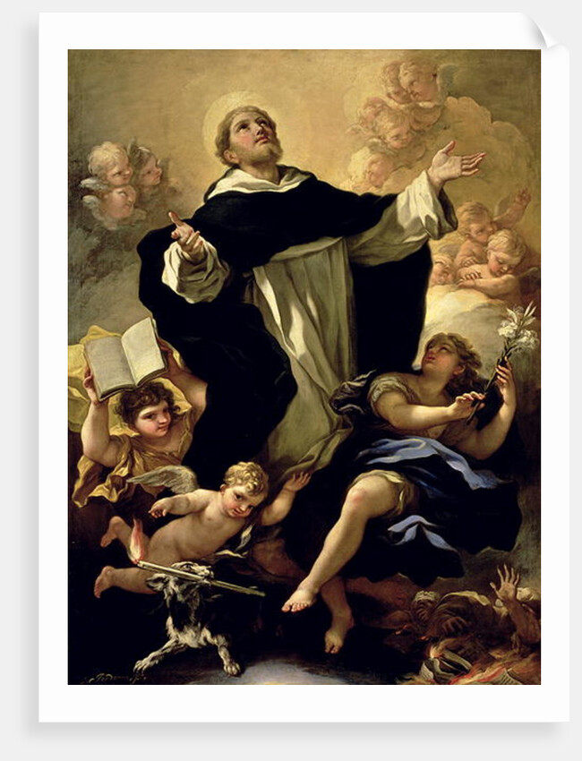 St. Dominic, 1170-1221 by Luca Giordano