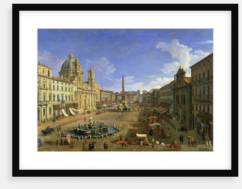 Piazza Navona, Rome by (1697-1768) Canaletto