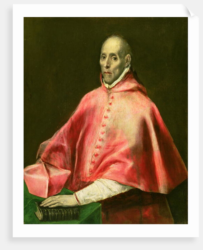 Portrait of Cardinal Juan de Tavera by El (1541-1614) Greco