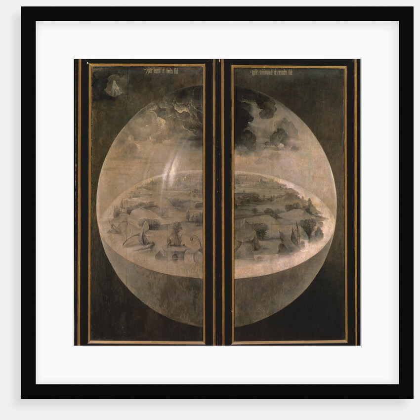 The Creation of the World from 'The Garden of Earthly Delights', 1490-1500 by Hieronymus Bosch