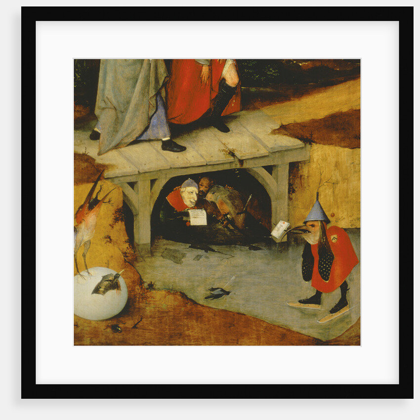 Detail from the central panel of Temptation of St. Anthony by Hieronymus Bosch