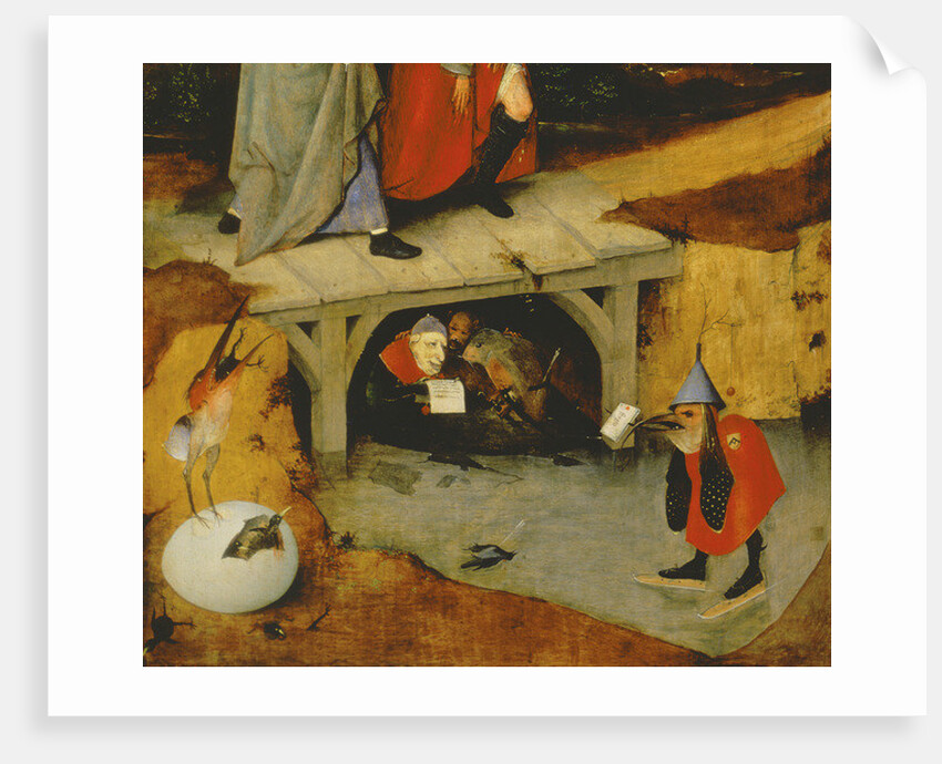 Detail from the central panel of Temptation of St. Anthony by Hieronymus Bosch