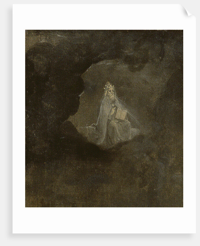 God creating the World from 'The Garden of Earthly Delights', 1490-1500 by Hieronymus Bosch