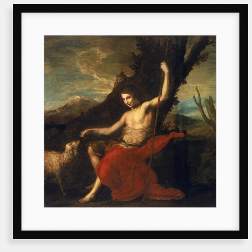 St. John the Baptist in the Wilderness by Jusepe de (1591-1652) Ribera