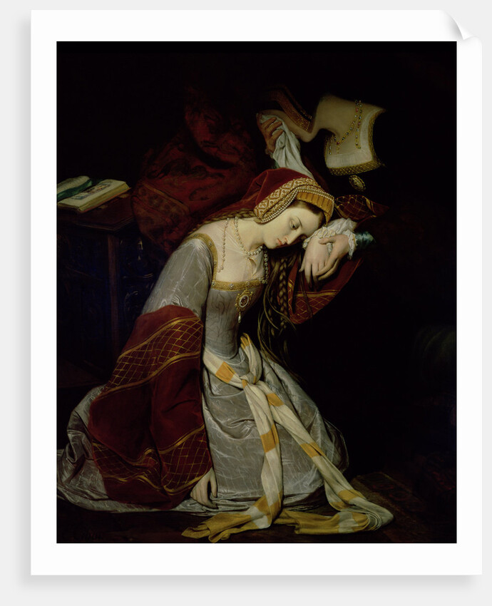 Anne Boleyn in the Tower, 1835 by Edouard Cibot