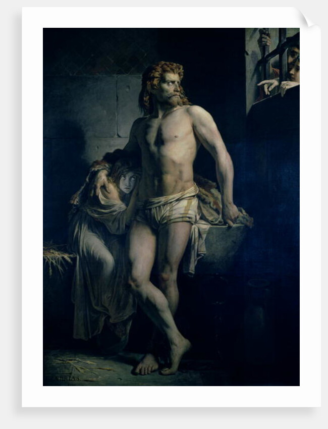 A Gaul and his Daughter Imprisoned in Rome, 1847 by Felix-Joseph Barrias
