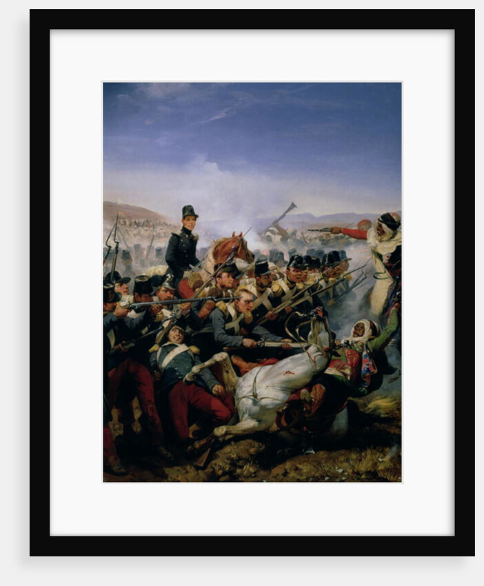 The Battle of Somah, 1839 by Emile Jean Horace Vernet