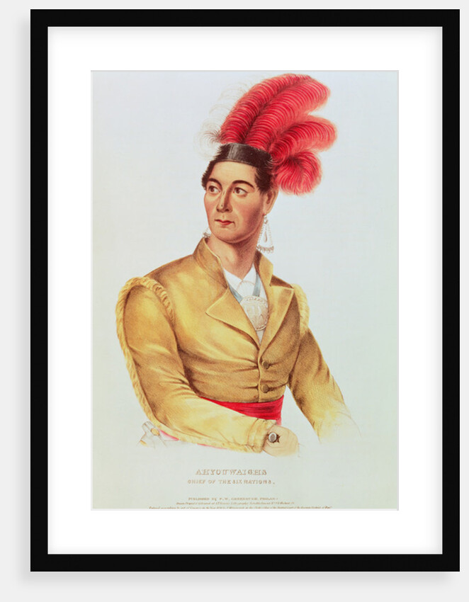 Ahyouwaighs, Chief of the Six Nations by American School