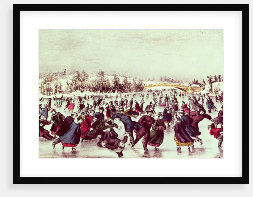 Central Park, Winter: The Skating Carnival by American School