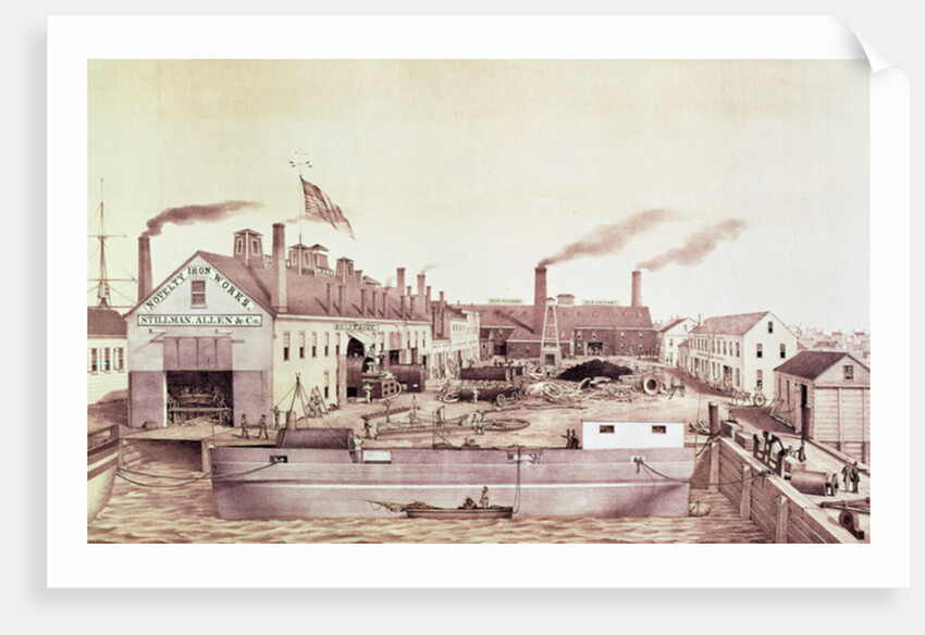 The Novelty Iron Works of Stillman Allen & Co. by American School
