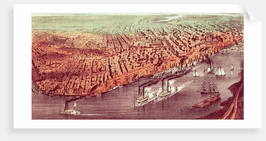 City of New Orleans by N. & Ives J.M. Currier