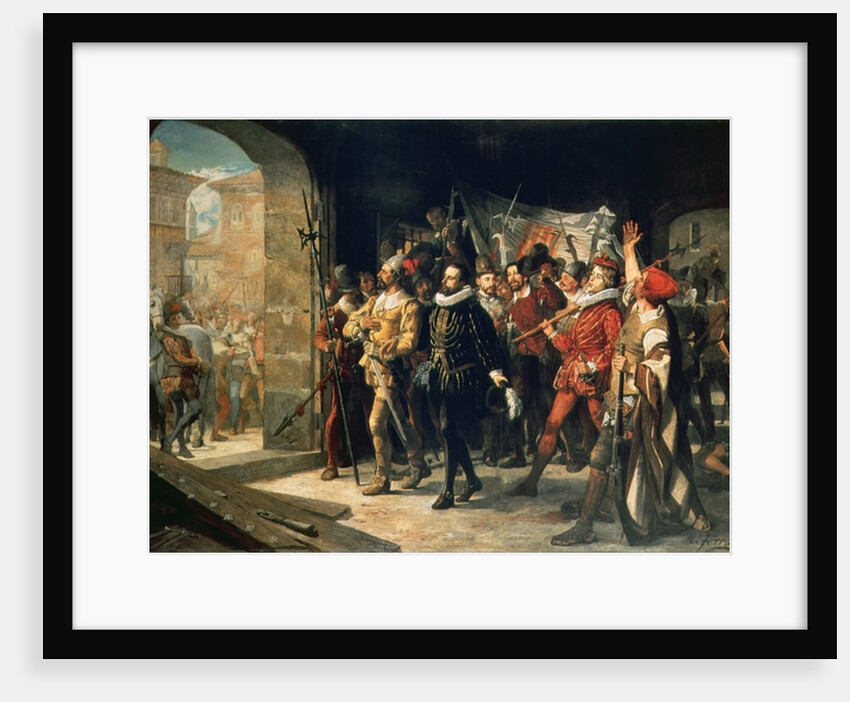 Antonio Perez Released from Prison by the Rebels in 1591 by Augustus or Augusto Ferran