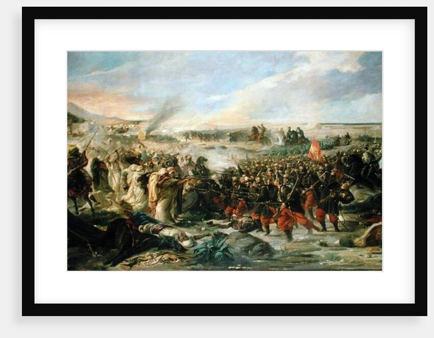 The Battle of Tetouan in 1860, 1870 by Vincente Gonzalez Palmaroli