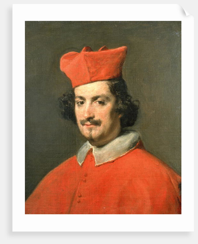Portrait of Cardinal Camillo Astali Pamphili, 1650 by Diego Rodriguez de Silva y Velazquez