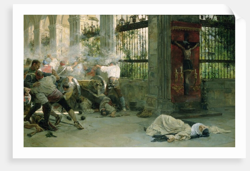 Episode from the War of Independence, 1892 by Eugenio Alvarez Dumont