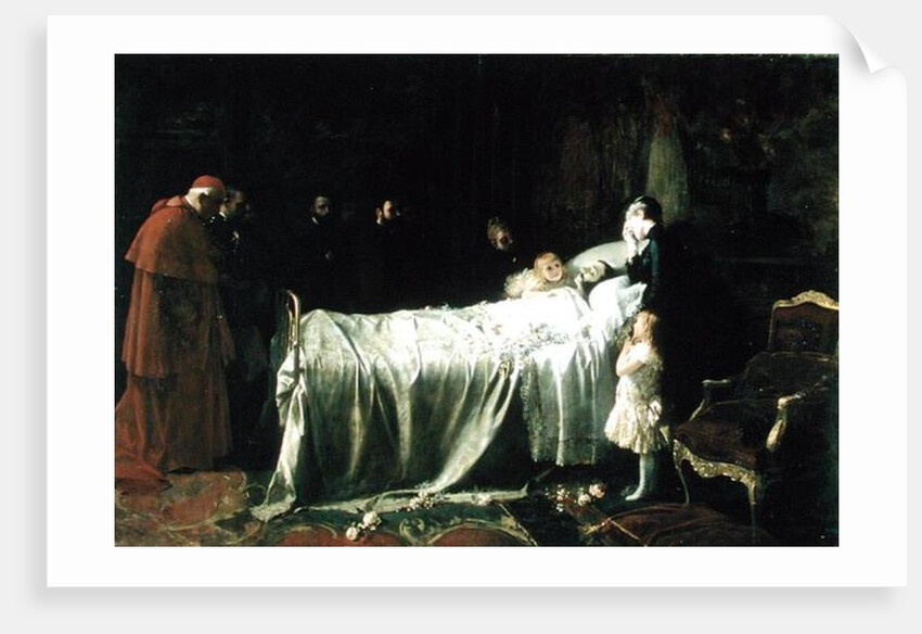 The Death of Don Alfonso XII 1887 by Juan Antonio Benlliure y Gil