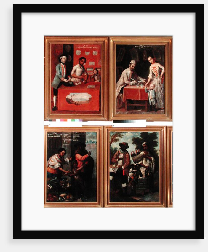 Four Different Racial Groups by Andres de Islas