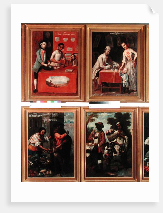 Four Different Racial Groups by Andres de Islas