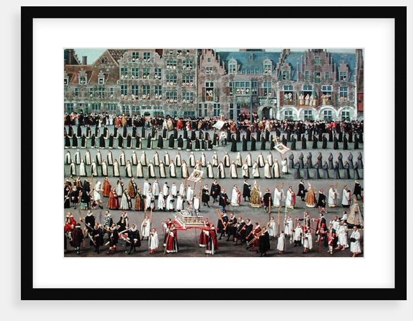 The Ommeganck in Brussels in 1615: Procession of Notre Dame de Sablon, 1616 by Denys van Alsloot