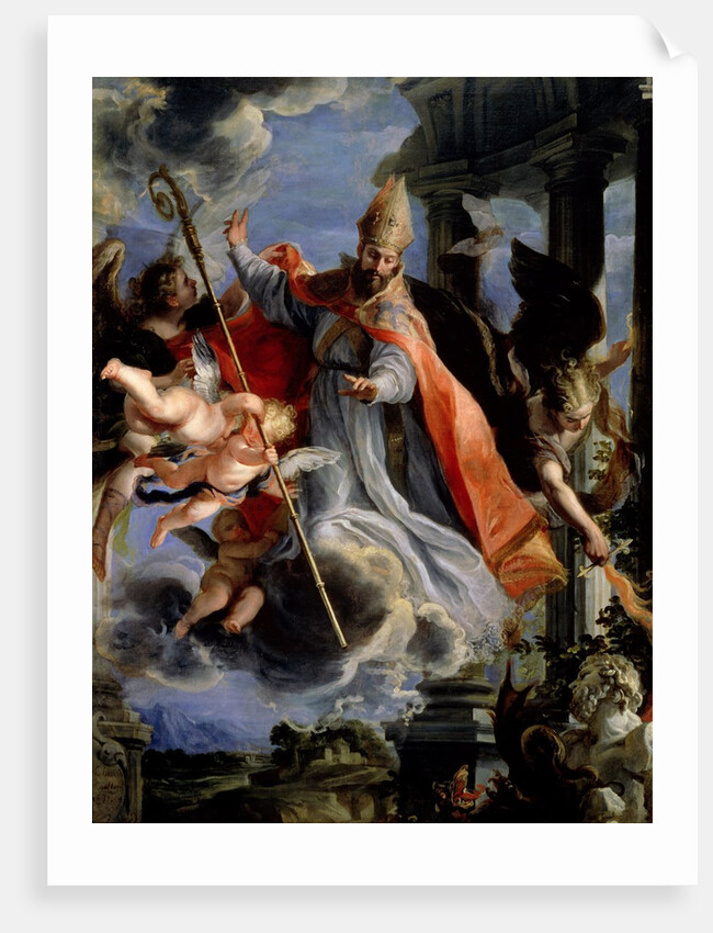 The Triumph of St. Augustine 1664 by Claudio Coello
