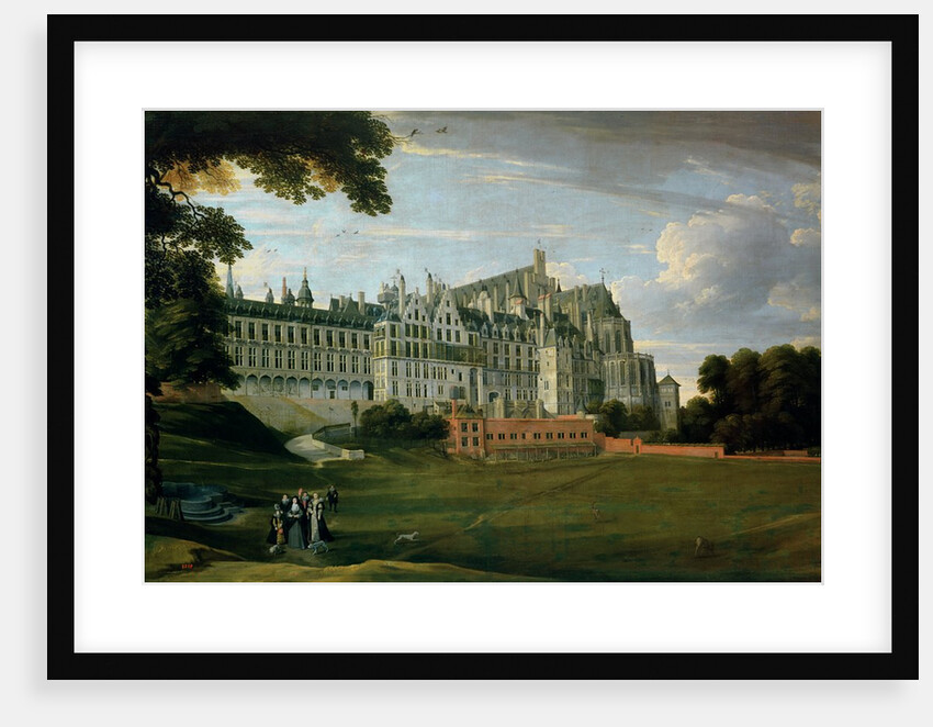 Infanta Isabella Clara Eugenia Strolling in the grounds of the Palace in Brussels by Jan the Elder Brueghel