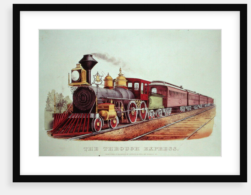 The Through Express by N. and Ives J.M. Currier