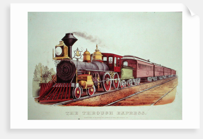 The Through Express by N. and Ives J.M. Currier