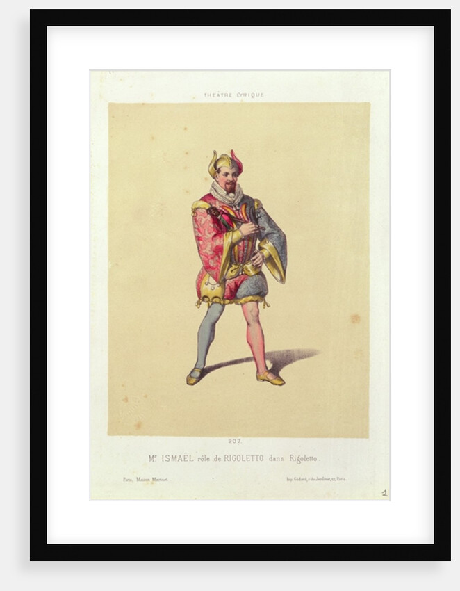 Rigoletto from 'Rigoletto' by Giuseppe Verdi 1885 by French School