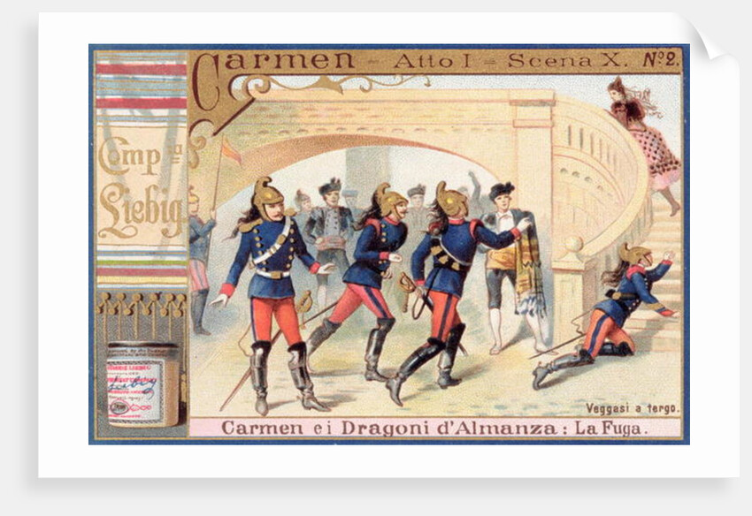 Decoration for Act I, Scene i of 'Carmen' by Georges Bizet by School Italian