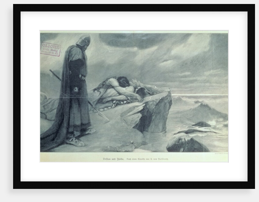 Scenery from the opera 'Tristan and Isolda' by Richard Wagner by German School