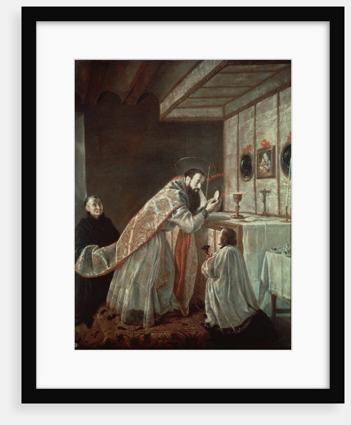 The Last Mass of St. Benedict by Francisco Rizi or Ricci