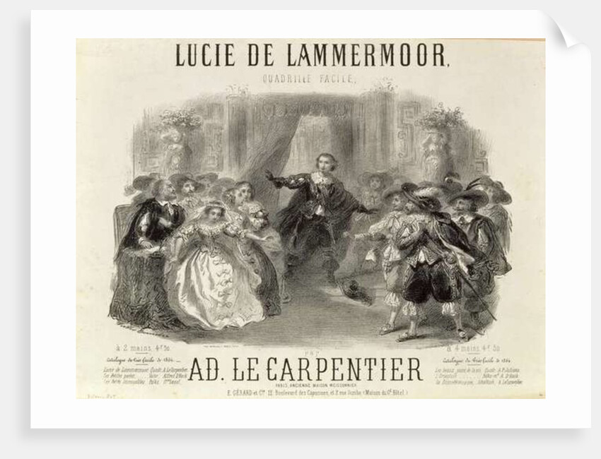 Lucia de Lammermoor by French School