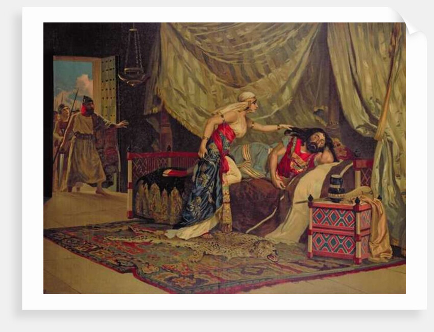 Samson and Delilah by German School