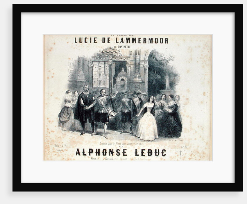 Lucia de Lammermoor by French School