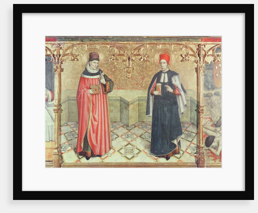 St. Cosmas and St. Damian by Jaume Huguet