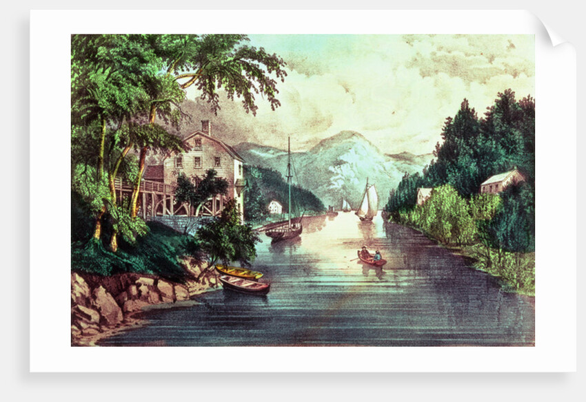 View on Montgomery Creek by N. and Ives J.M. Currier