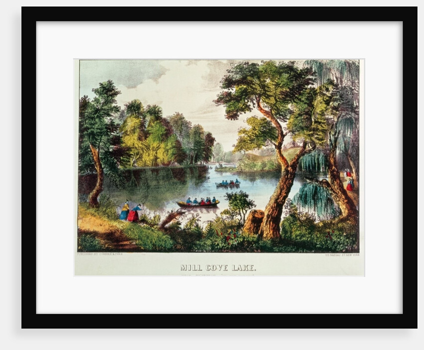Mill Cove Lake by N. and Ives J.M. Currier