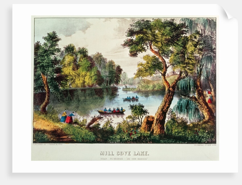 Mill Cove Lake by N. and Ives J.M. Currier