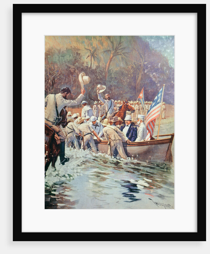 Americans landing in Cuba by Thure de Thulstrup